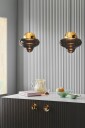 Other Brand Nutty taklampe - Brun/Messing
