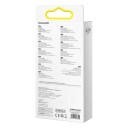 Baseus Flash Series 3-i-1 USB-kabel 100W 1,2m USB-C, micro USB, Lightning - Svart