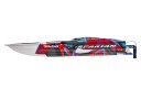 Traxxas 570764REDR Spartan BL TQi TSM   w/o Battery & Charger Re