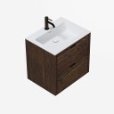 CPH Tapwork Soho 60   MKIII fingertappede skap i røkt eik inkl. matt hvit SolidTec® vask
