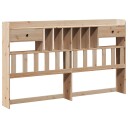  Hodegavl med oppbevaring voksbrun 75 cm heltre furu 8721158371553