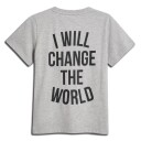 Sometime Soon Revolution T Shirt S/S Grey Melange (128 / 8 år)