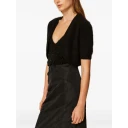 Twinset, Dame, Strikkevarer, Svart, S,