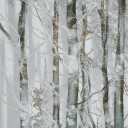 Silver branches Plakat Plakat / 30x30cm