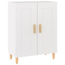 vidaXL Skjenk hvit 69,5x34x90 cm konstruert tre