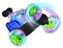 TEC-TOY Crazy Tumbler Radiostyrt Stuntbil med Lys 2,4 GHz Blå