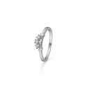 Mads Z Crown Tiara Ring 14 kt. Hvittgull 0,40 ct. 1641940-54 - Dame - White gold