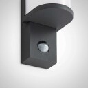 Lucande Jokum utendørs LED-vegglampe, IP54, sensor