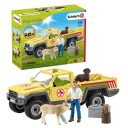 Schleich Veterinærbesøk på gården Lekesett med Dyr for Barn 3+