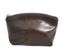 Nord Leather Eksklusiv medium sminkepung i skinn Brun