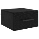  Nattbordskap Svart eik 35 x 35 x 20 cm Konstruert tre