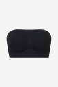 Bye Bra   Formende topp Soft Touch Seamless Tube Top   firm support   Svart