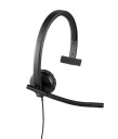 Logitech Usb H570e Hodesett Mono Svart
