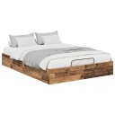  Ottoman sengeramme Gammelt tre 193 x 120 x 25 cm Konstruert tre