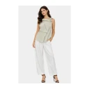 High Dame Bukser Hvit XL,