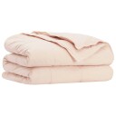 vidaXL Dyne Sett med pute Beige 140 x 200 cm Bomull, Kapok, Polyester