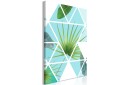 Tavle Geometric Palm 1 Part Vertical 40X60 Artgeist sp. z o. o.