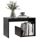 vidaXL Sidebord svart 59x36x38 cm sponplate