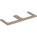 GEBERIT ONE bordplate 1200x470x30mm 2 kutt i høykomprimert treverk