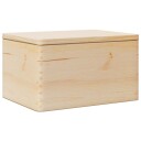  Trekasse med lokk 40x30x23 cm heltre furu