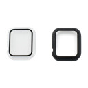 TRIACLE 360 SKJERMBESKYTTERDEKSEL APPLE WATCH 4/5/6/SE 44 MM 2-PAKNING SORT/TRANSPARENT