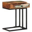 vidaXL U-formet sidebord 45x30x61 cm gjenvunnet heltre