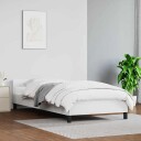 vidaXL Sengeramme med hodegavl hvit 90x190 cm 3FT Single kunstskinn