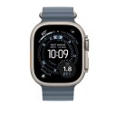 Apple 49/46 mm Anchor Blue Ocean Band Extension   Natural Titanium Finish