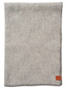 Klippan Yllefabrik Gooseye midi ullpledd 90 x 130 cm Grå