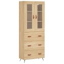  Highboard sonoma eik 69,5x34x180 cm konstruert tre