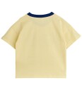Mini Rodini Table Tennis Contrast Rib Sp Ss Tee   Yellow   92/98