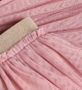 Minymo Skirt Mesh W. Foil   PINK TINT   104