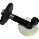Roth albue, med dekkskive, 1/2" x 10 mm, Sort