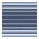 vidaXL Solskygge seil 5 x 5 m 100% polyester Oxford Torget Blå og hvit