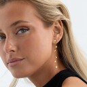 Timi Of Sweden Solana Heart Chain Stud Earrings Stainless Steel