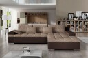 Naoma Sovesofa med Divan Høyre   Beige/Brun