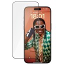 Panzerglass Ceramic Skjermbeskytter for iPhone 15 Pro Max med EasyAligner - Ultra Wide Fit, Svart Kant
