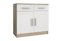 Kommode Carvin 37x69 cm   Hvit/Natur
