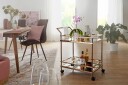 Drinkvagn & Rullbord Wohnling Guld  