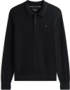 Tommy Hilfiger Pima Org Ctn Cashmere Ls Polo   Black   L
