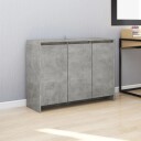 vidaXL Skjenk betonggrå 102x33x75 cm sponplate