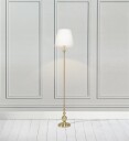 Imperia Gulvlampe Messing/Hvit
