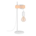 Townshend 1 Bordlampe, hvit/eik