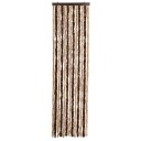 Insektgardin lysebrun og beige 56x200 cm chenille