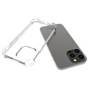Støtsikkert iPhone 14 Pro Max TPU-deksel Gjennomsiktig