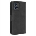 Motorola Moto S30 Pro/Edge 30 Fusion Lommebok-deksel med Kortholder Svart