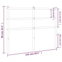  Sengegavl i metall hvit 120 cm 8721012303423