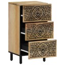  Sideskap 40x33x75 cm heltre mango 8721012107939