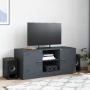  TV-benk antrasitt 99x39x44 cm stål