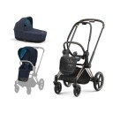 Komplett barnevogn Cybex Priam Rose Gold/Nautical Blue